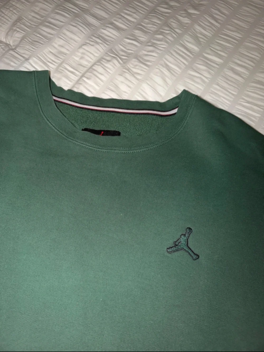 Jordan Men's Dark Green Crewneck Sweatshirt
